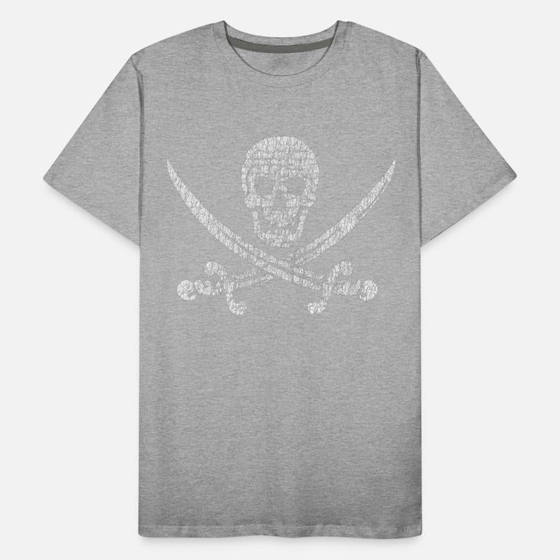 Distressed Jolly Roger - Classic Pirate Flag