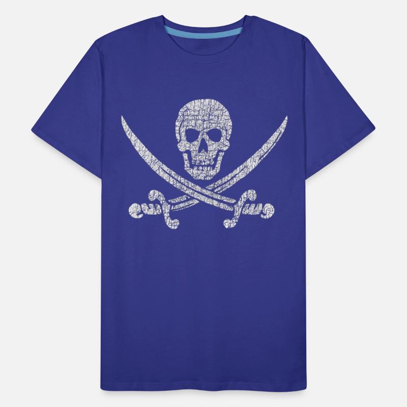 Distressed Jolly Roger - Classic Pirate Flag