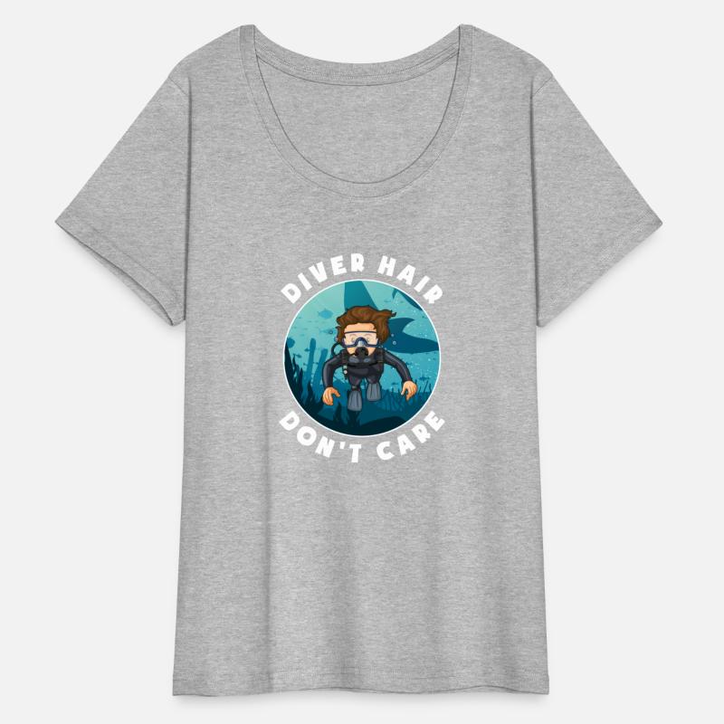 Diver Hair Dont Care Scuba Diving Diver