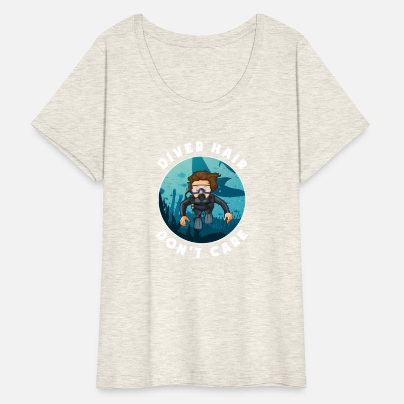 Diver Hair Dont Care Scuba Diving Diver