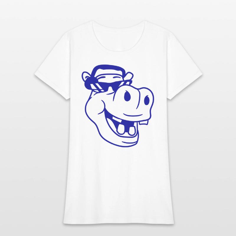 DJ Funny Laughing Hippo Sunglasses Music Face Fun