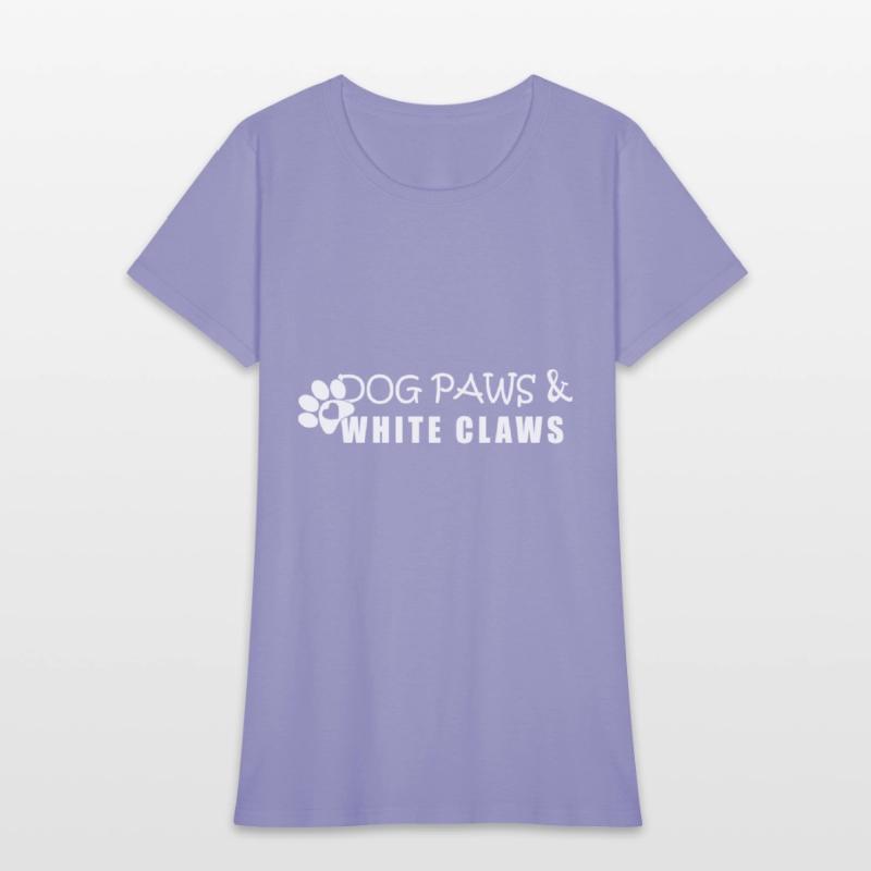 Dog Paws & White Claws Funny Gift Dog Lover