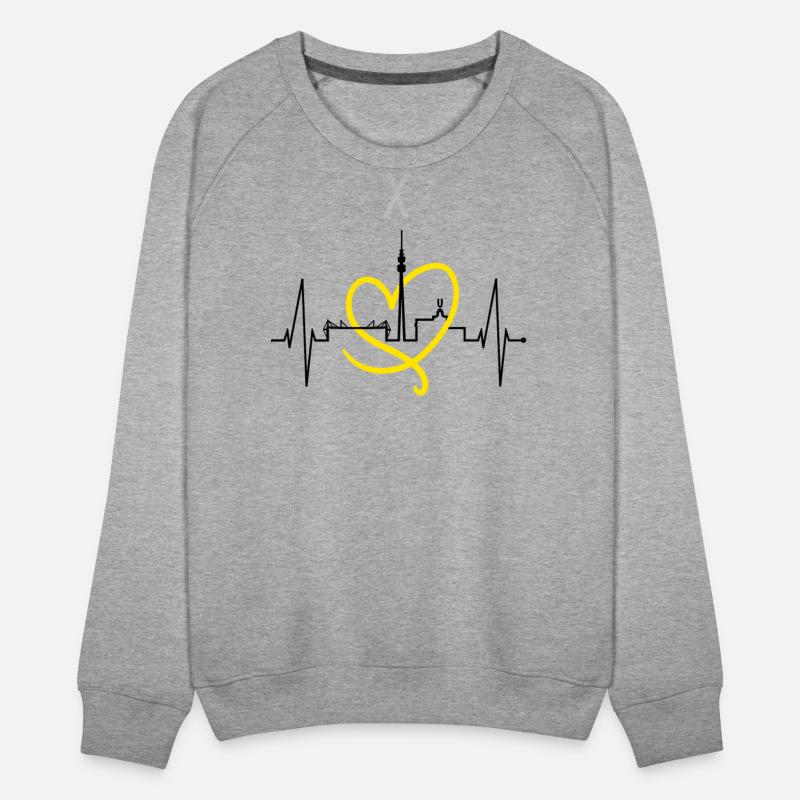 Dortmund Skyline Heartbeat Love Red Heart Ruhrpott