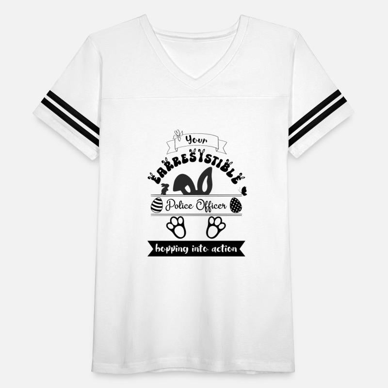 Earresistible Police Officer Easter Hopping into A