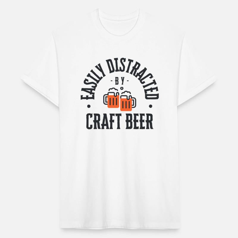 Easily Distracted By Craft Beer Funny Alcohol Beer