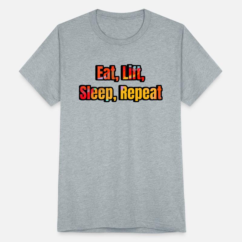 Eat Lift Sleep Repeat Color Bomb