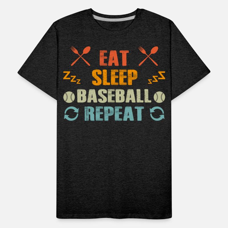 Eat Sleep Baseball Repeat Funny Vintage Baseball