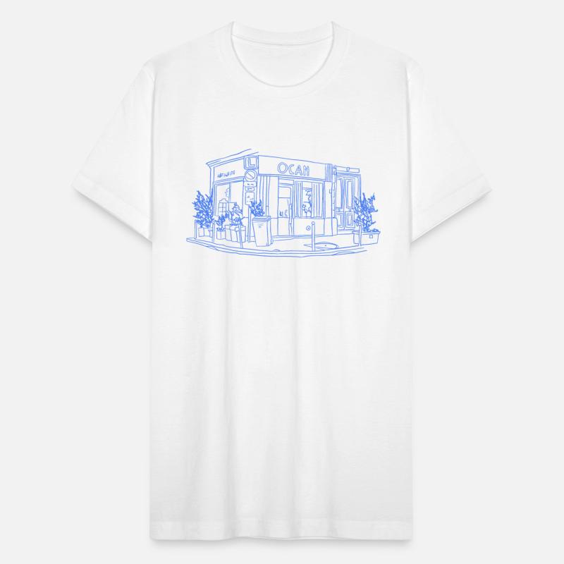 Elegant Blue Ink Sketch Art