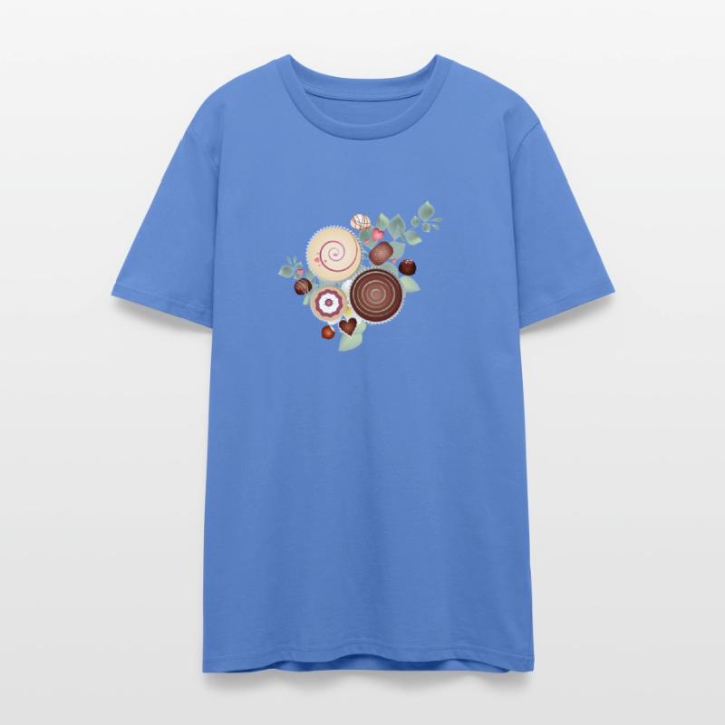 Elegant praline motif between delicate foliage