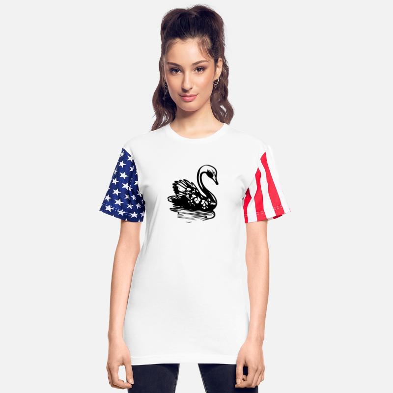 Elegant Vintage Swan On The Water