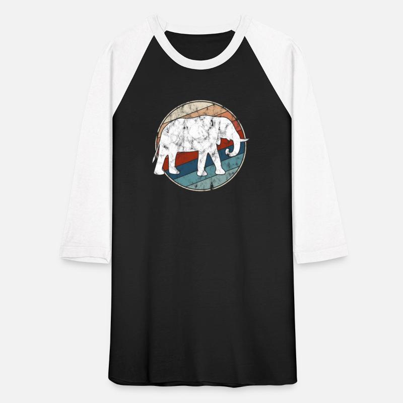 Elephant in Retro Style