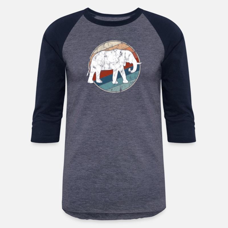 Elephant in Retro Style