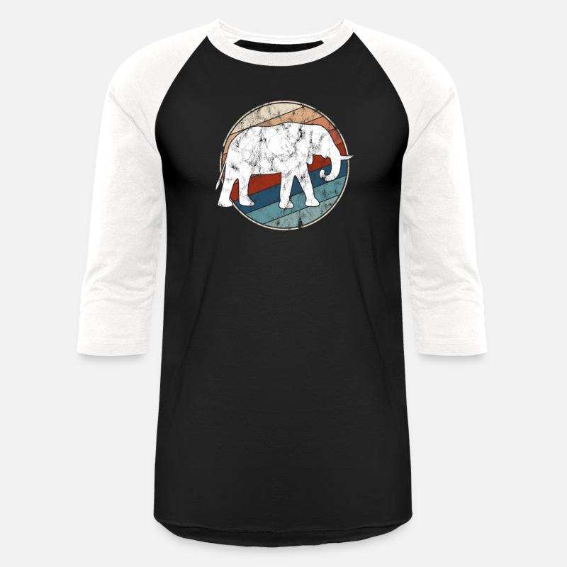 Elephant in Retro Style