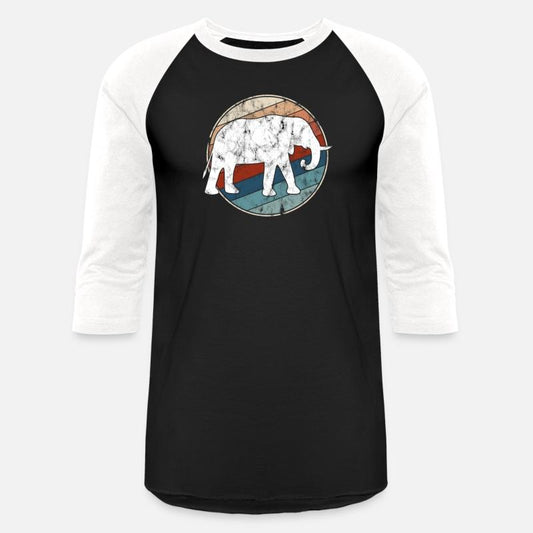 Elephant in Retro Style
