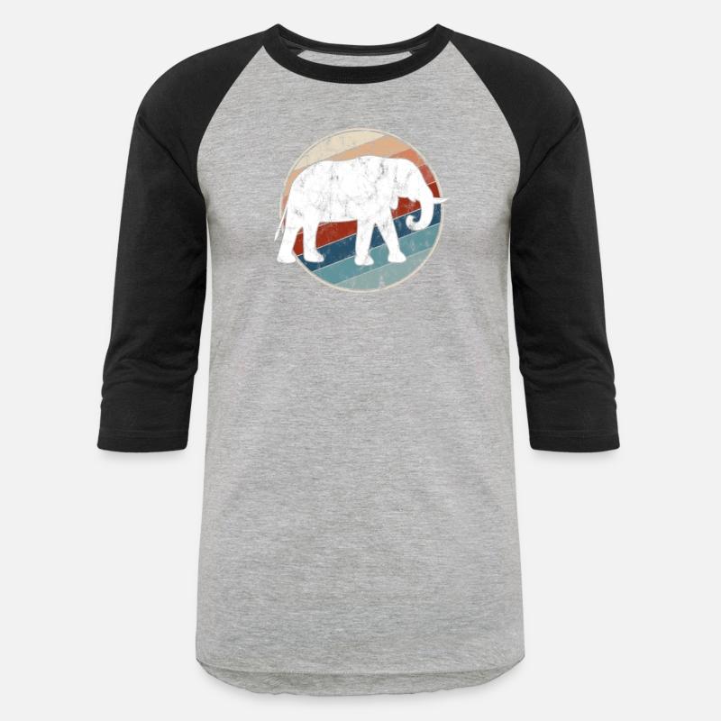 Elephant in Retro Style