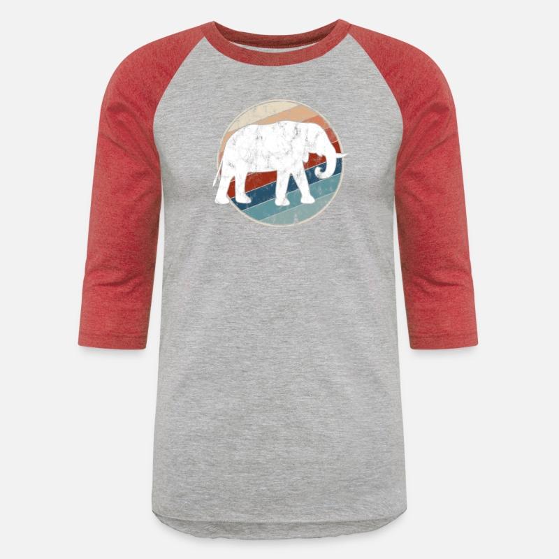 Elephant in Retro Style