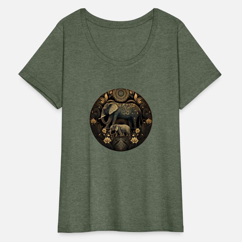 Elephant mandala style