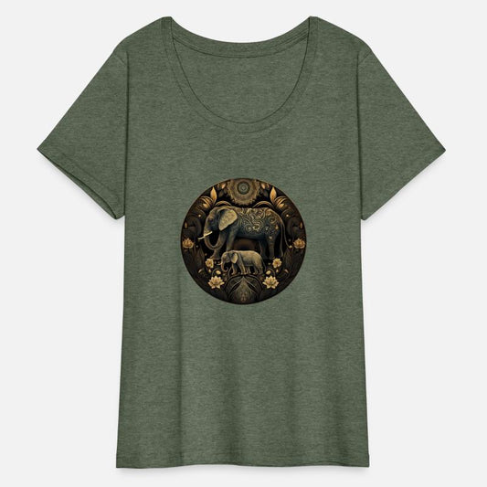 Elephant mandala style