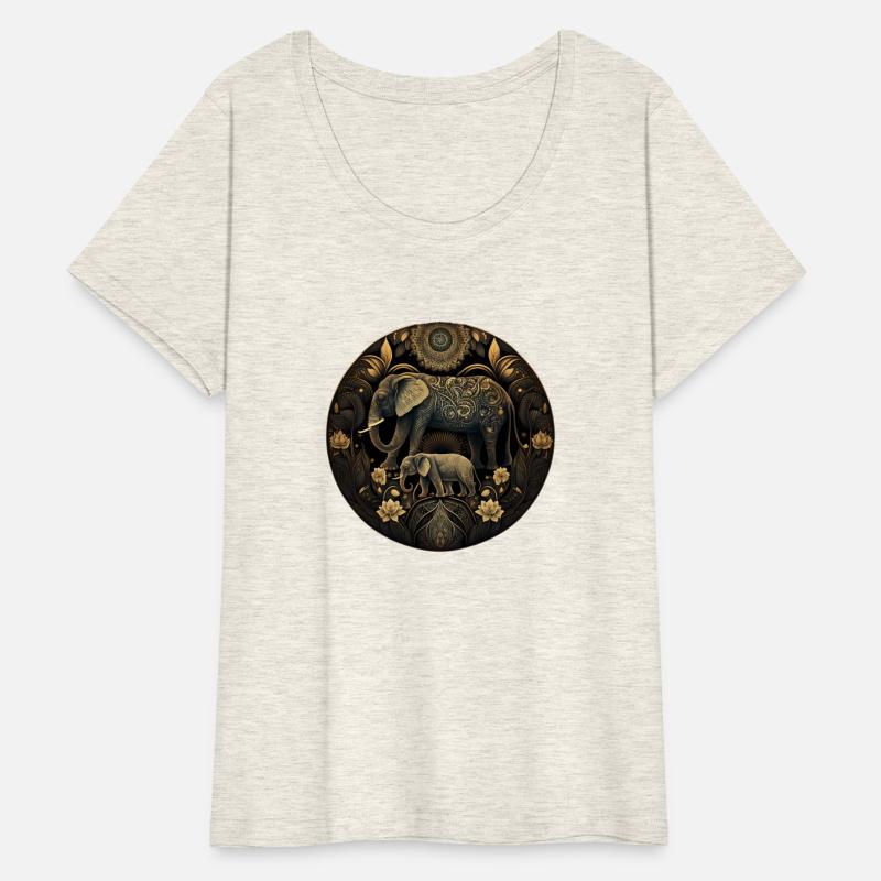 Elephant mandala style