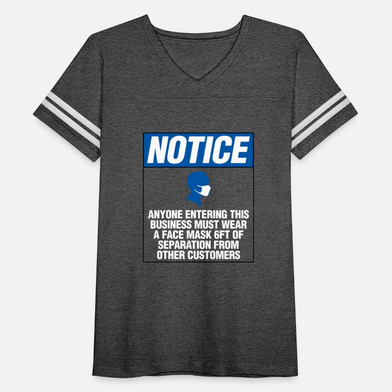 Employee Social Distancing Face Mask Notice