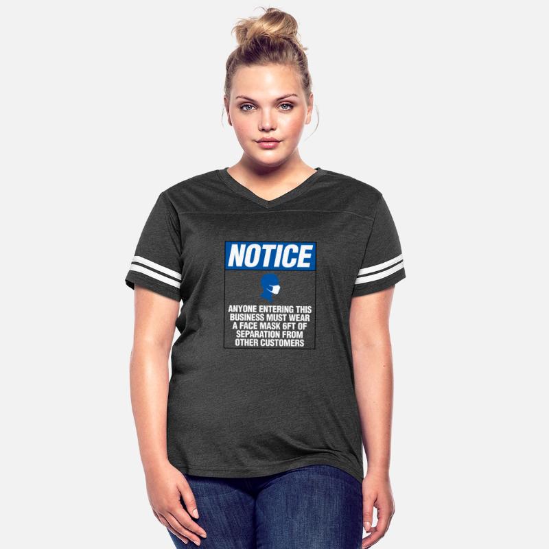 Employee Social Distancing Face Mask Notice