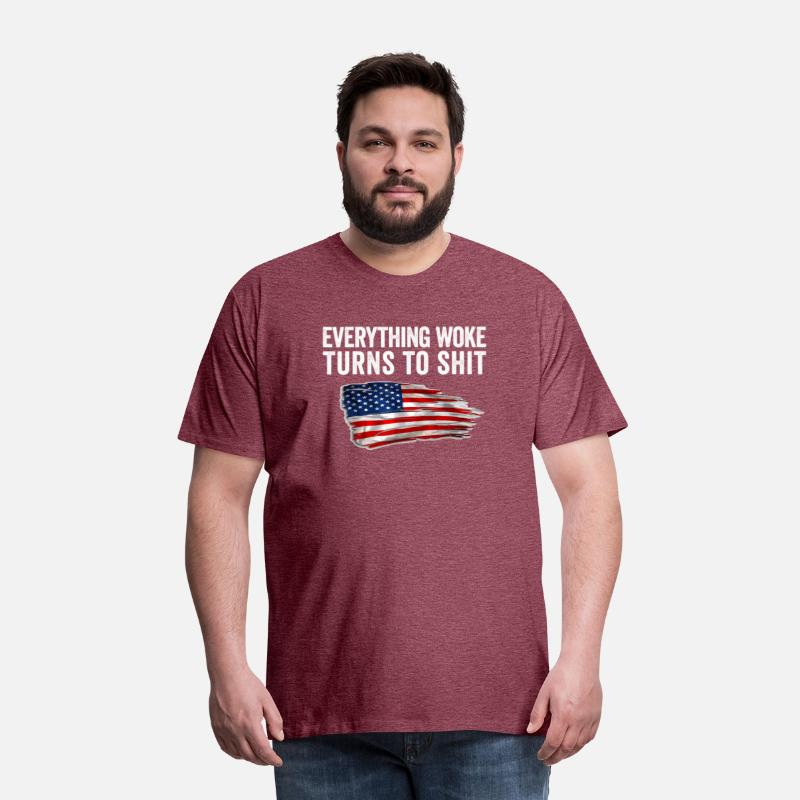 Everything Woke Turns To Shit Usa Flag