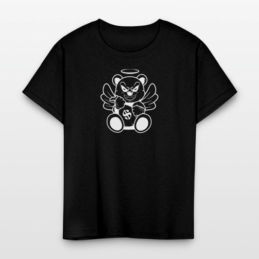 Evil Angel Bear Money Bag Art