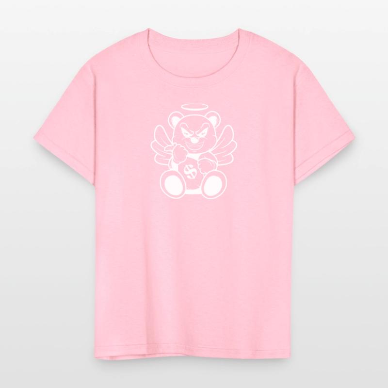 Evil Angel Bear Money Bag Art