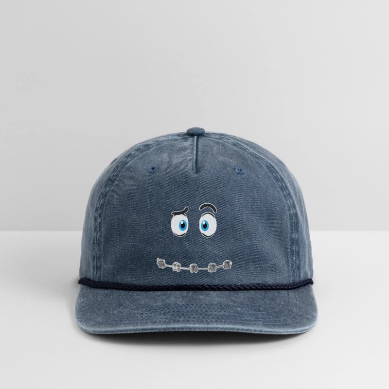 Expressive Cartoon Eyes with Smile