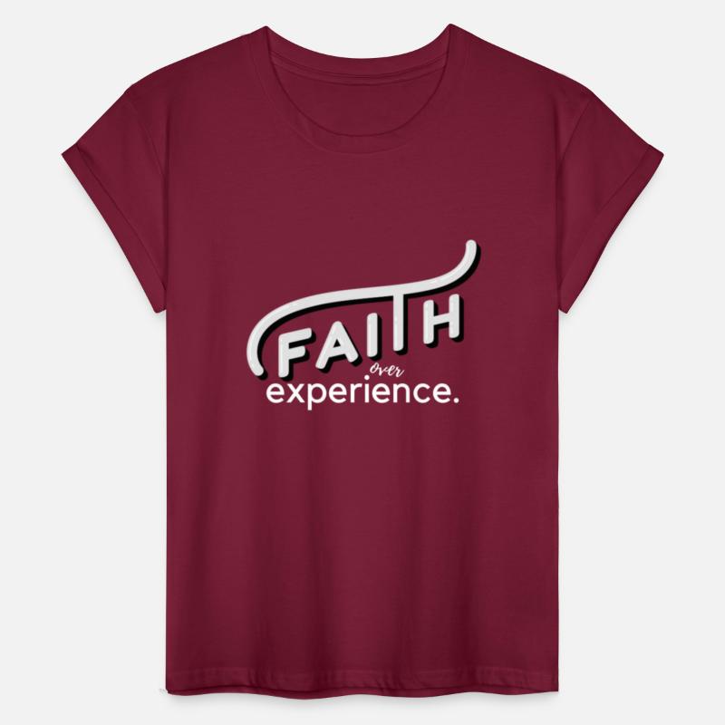 Faith Over Experience-Swoop Style Wht