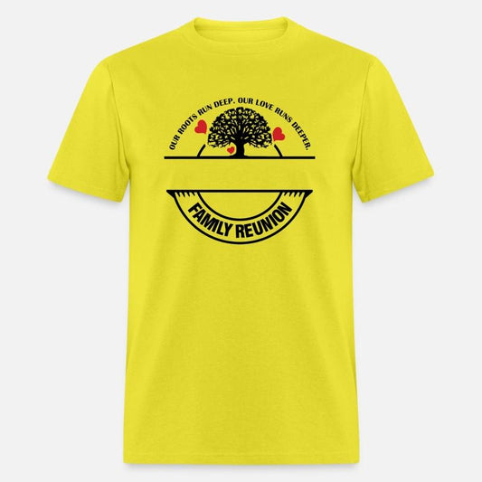 Family reunion tree,, Our roots run deep