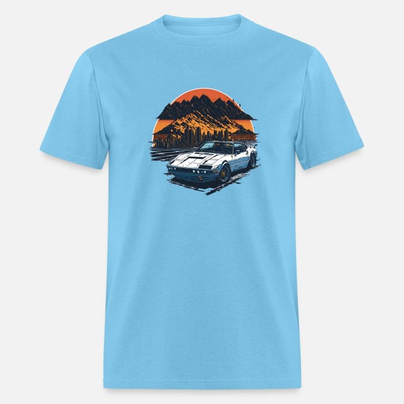 fast car colorful shades