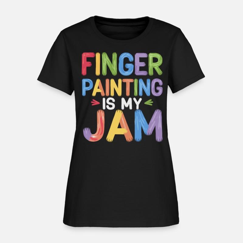 Finger Painting Is My Jam Colorful Creative