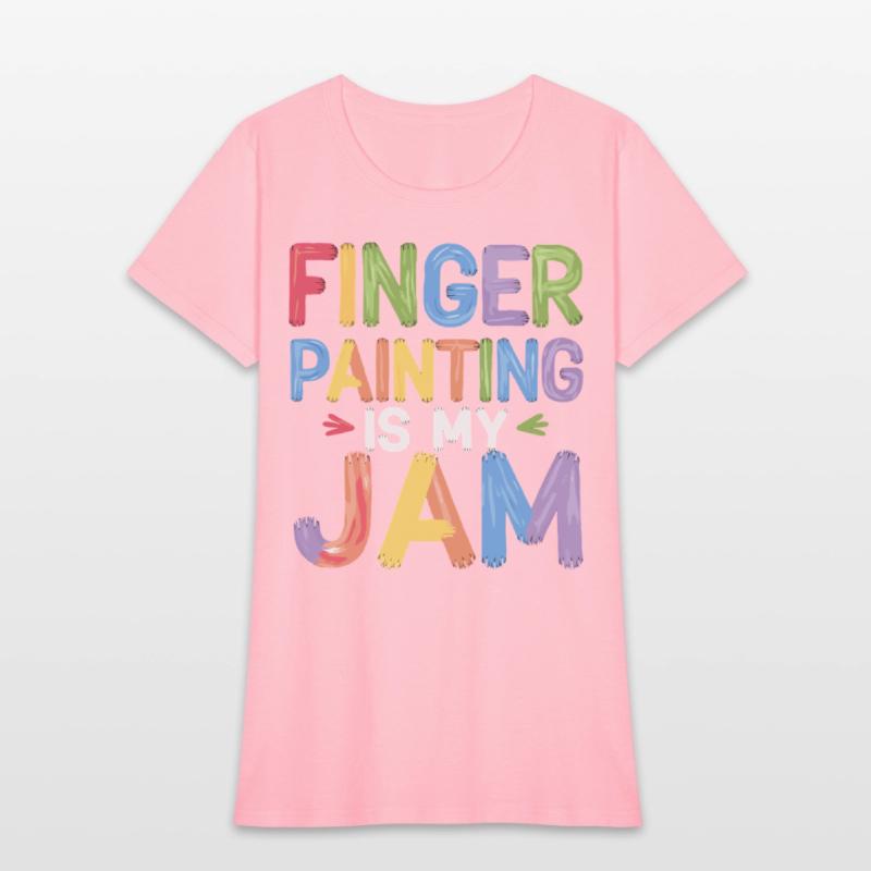 Finger Painting Is My Jam Colorful Creative