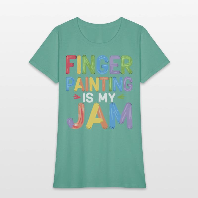 Finger Painting Is My Jam Colorful Creative