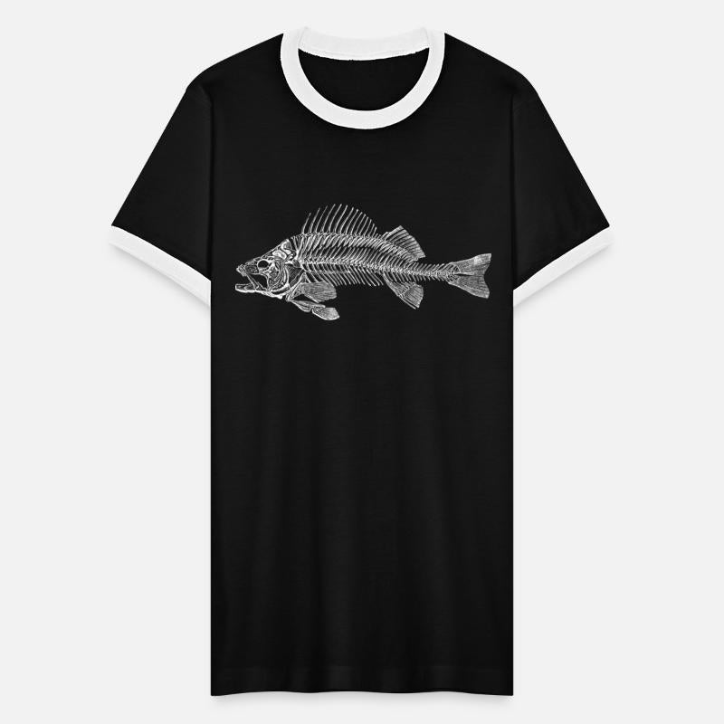 Fish water sea fisherman fishing skull bones