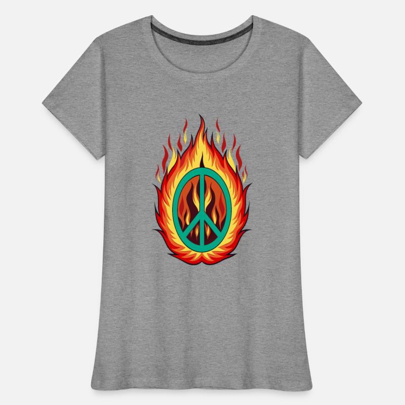 Flames of Peace,illustration of peace symbol