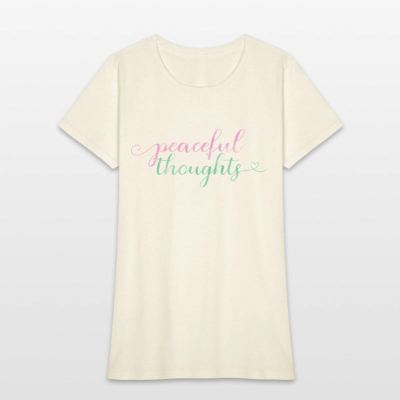 Flowing "Peaceful Thoughts" Watercolor