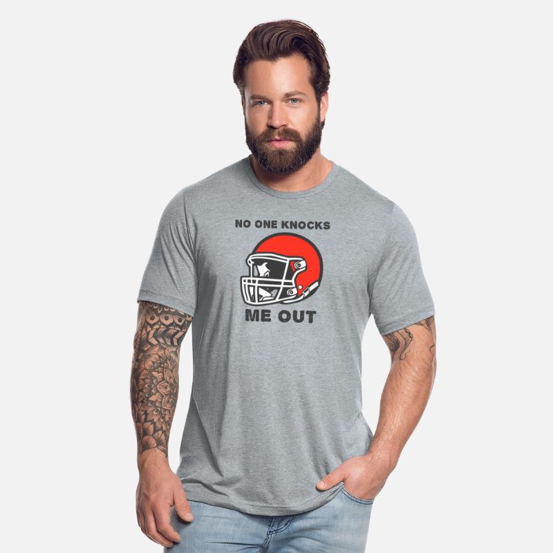 Football Helmet No One Knocks Me Out