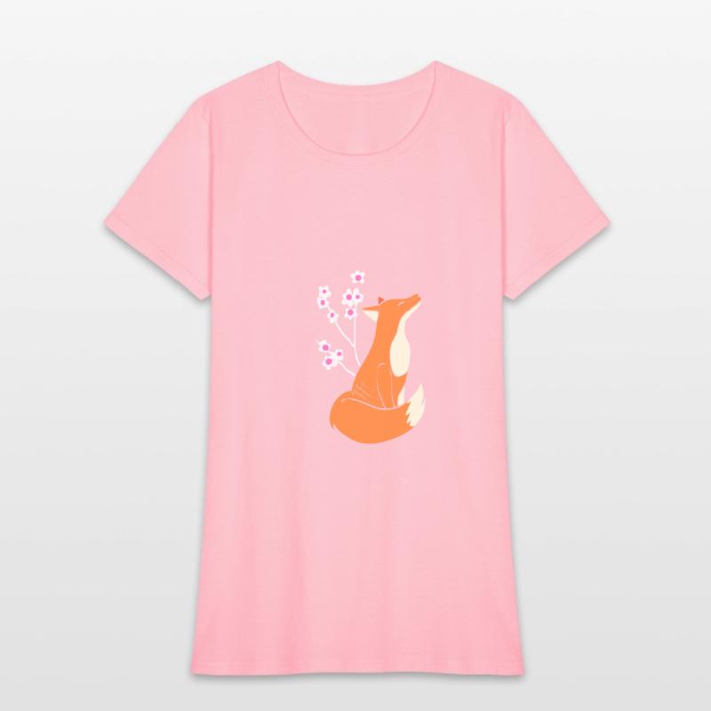 Fox Cherry Blossom Nature Person Gift