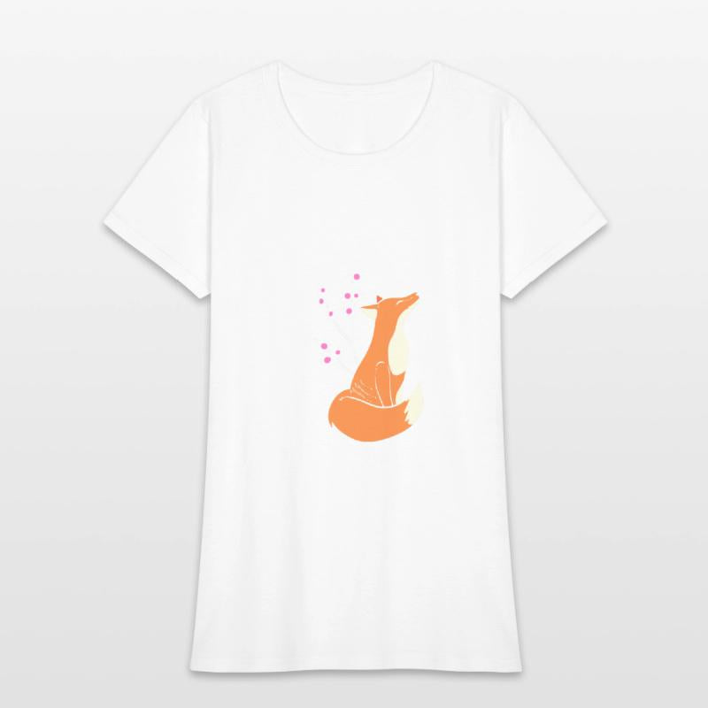 Fox Cherry Blossom Nature Person Gift