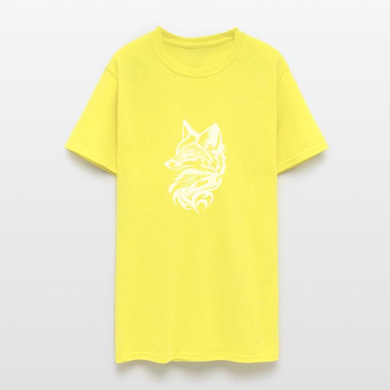 Fox Portrait In Tribal Tattoo Ink