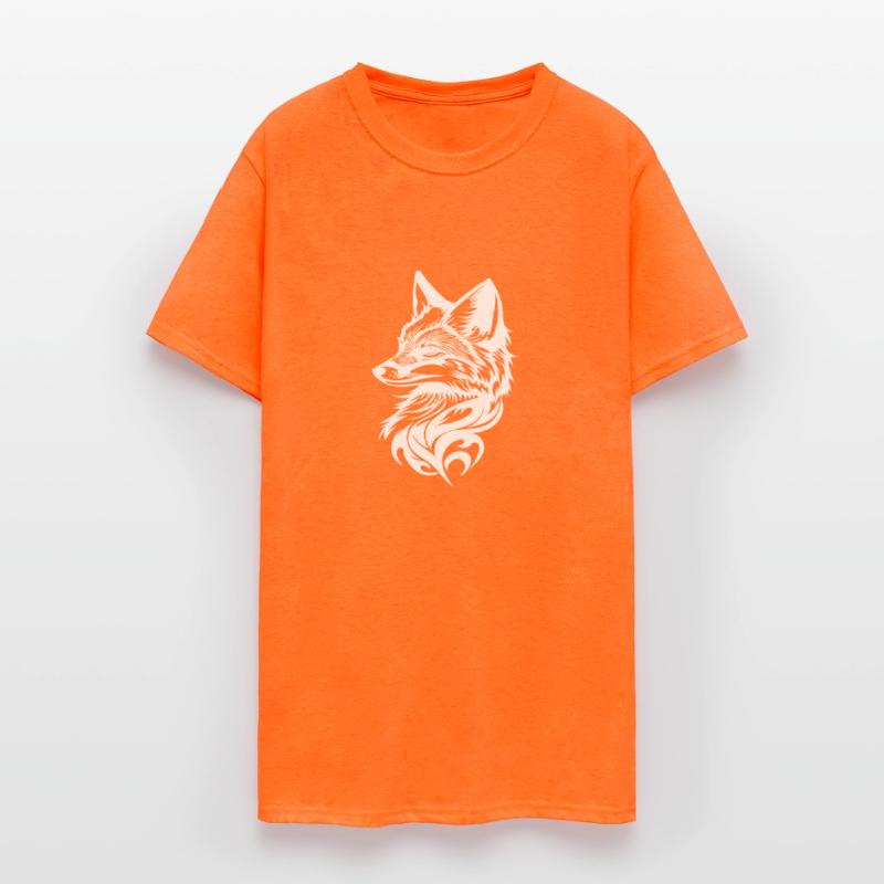 Fox Portrait In Tribal Tattoo Ink