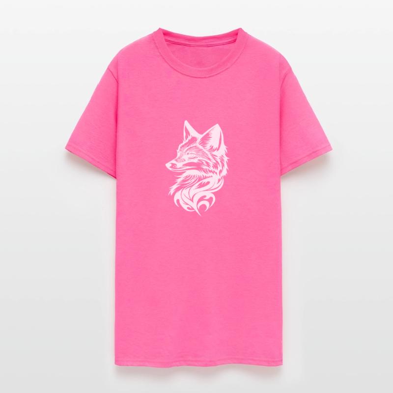 Fox Portrait In Tribal Tattoo Ink