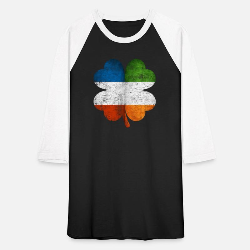 French Irish Shamrock France Ireland Flag