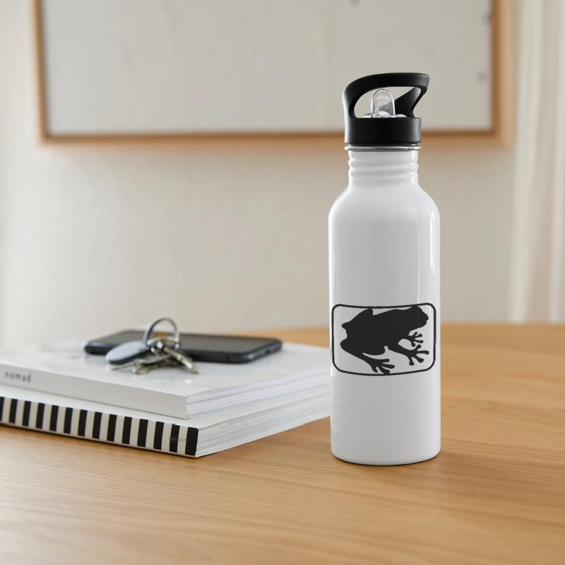 frog contour button toad silhouette outline outlin