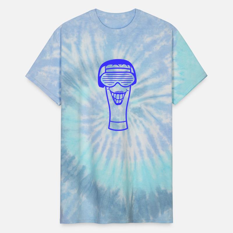 Funny Alcohol Beer Glass Face Smiling Music Party