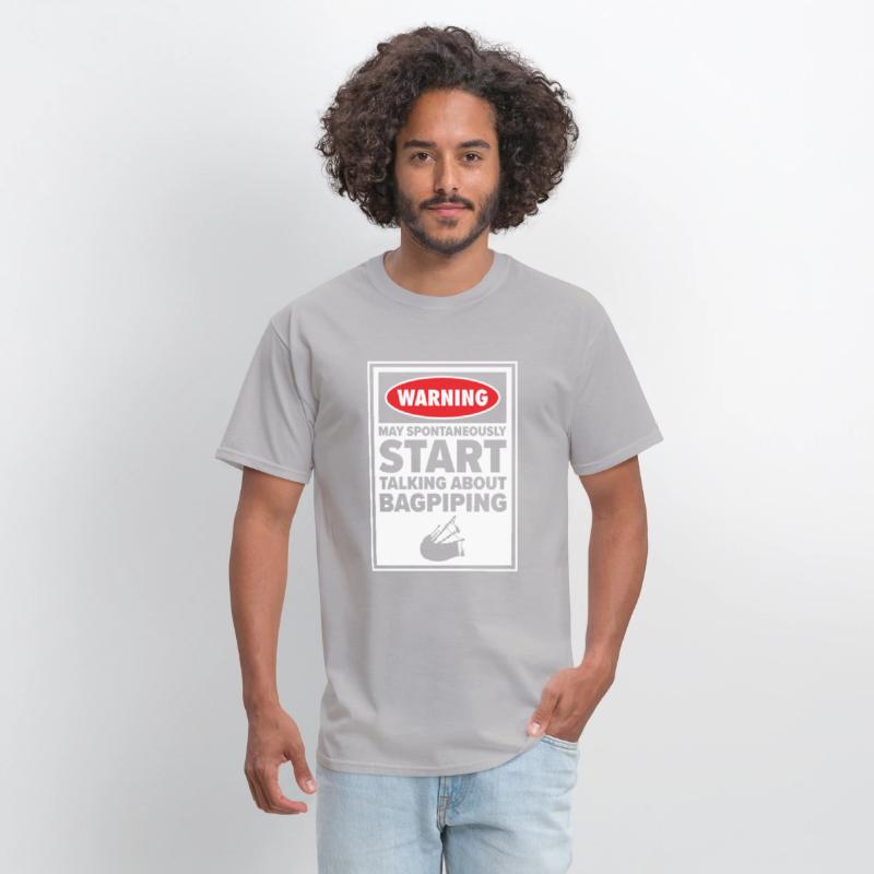 Funny Bagpiper Bagpiping Scotsman Musician