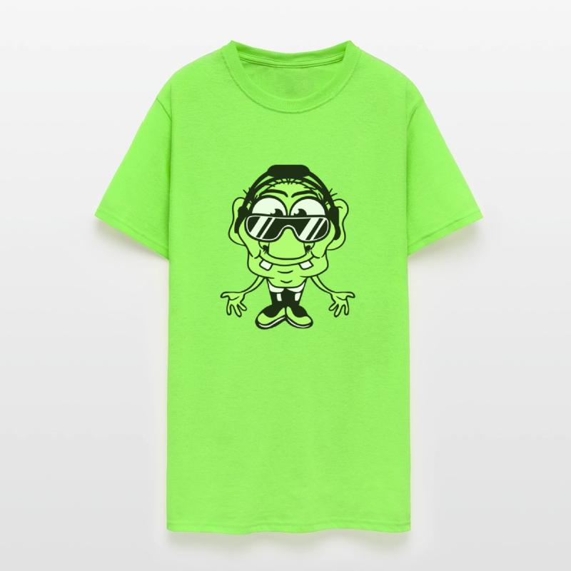 Funny Cool DJ Gnome Old Man Kobold Party Monster