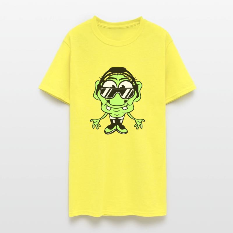 Funny Cool DJ Gnome Old Man Kobold Party Monster